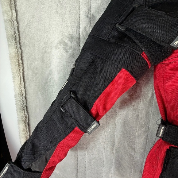 Duchinni Motorcycle Jacket Women’s Small Black Red CE Approved Class AA - Picture 7 of 16